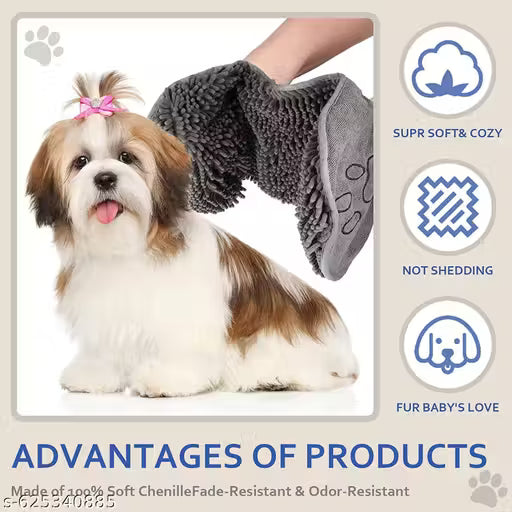 Premium Quick-Dry Pet Towel – Soft, Absorbent & Gentle on Fur
