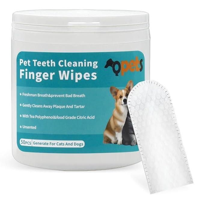 Premium Pet Dental Wipes – Clean Teeth & Fresh Breath Without Brushing