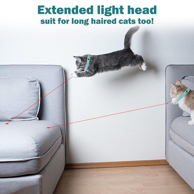Smart Laser Collar Toy – Automatic Self-Play Entertainment for Indoor Cats