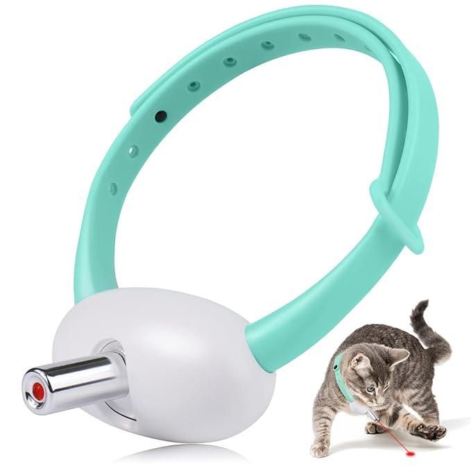 Smart Laser Collar Toy – Automatic Self-Play Entertainment for Indoor Cats