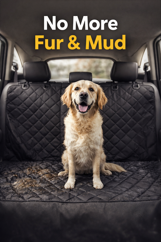 Waterproof Dog Car Seat Cover – Scratch-Proof Hammock (Universal Fit)
