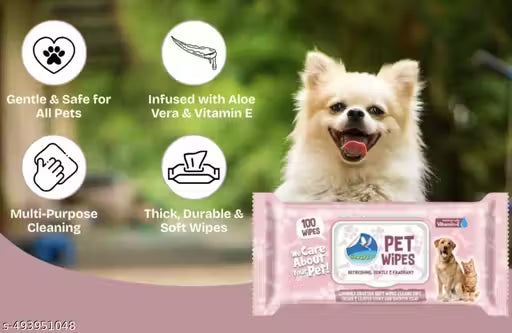 Premium Grooming Pet Wipes – Fresh, Clean & Odour-Free Pets in Seconds